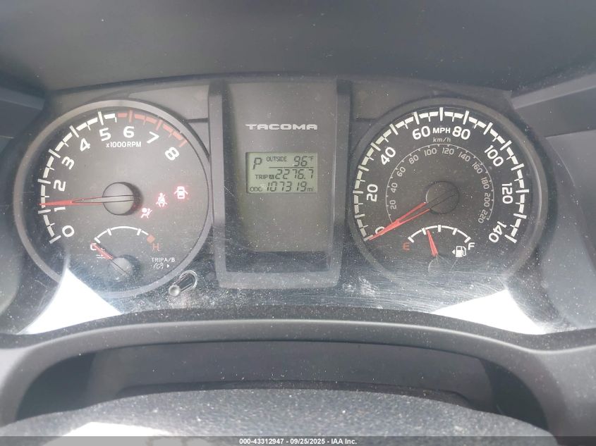 2017 Toyota Tacoma Sr VIN: 5TFAX5GN9HX086412 Lot: 43312947