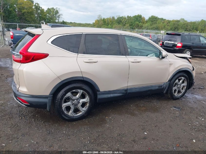 2019 Honda Cr-V Ex-L VIN: 2HKRW1H86KH500661 Lot: 43312980