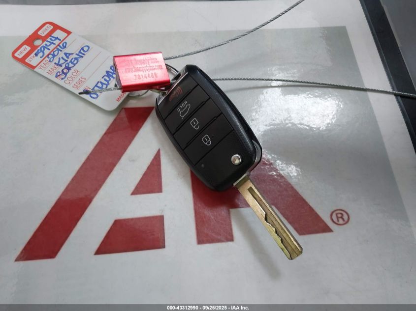 2016 Kia Sorento 3.3L Ex VIN: 5XYPH4A59GG099818 Lot: 43312990