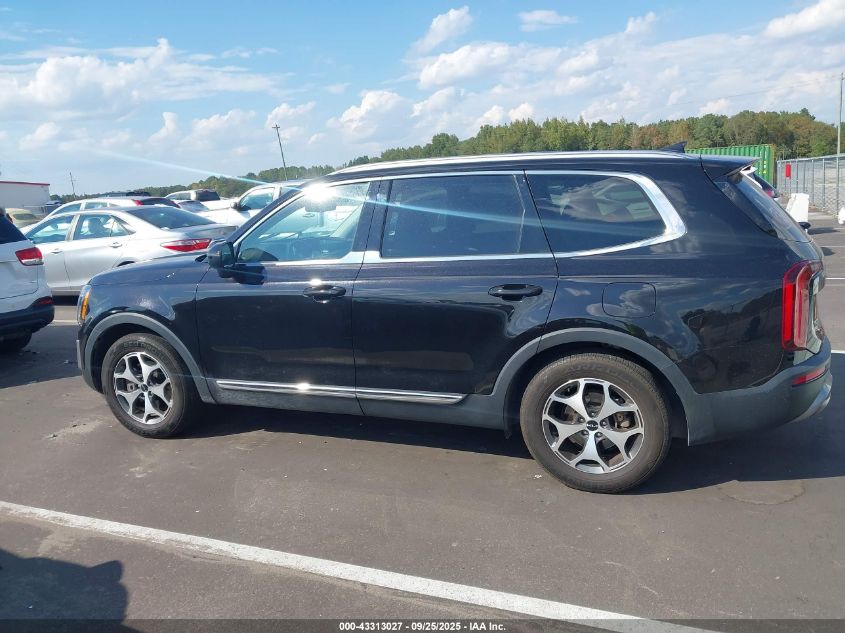 2022 Kia Telluride Ex VIN: 5XYP3DHC9NG222131 Lot: 43313027