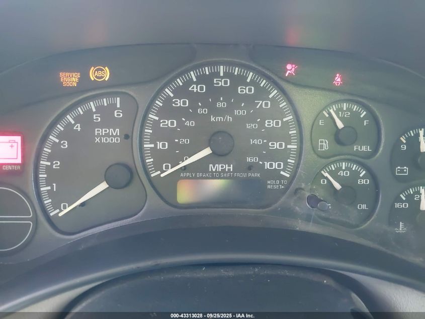 2001 GMC Yukon Slt VIN: 1GKEK13T91R187686 Lot: 43313028