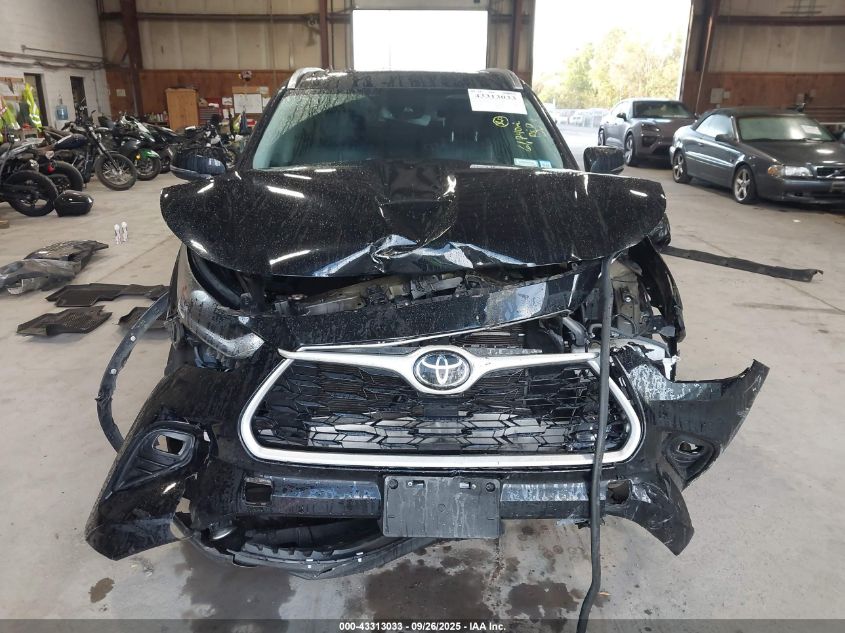 2021 Toyota Highlander Xle VIN: 5TDGZRBH0MS555870 Lot: 43313033