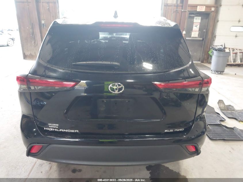 2021 Toyota Highlander Xle VIN: 5TDGZRBH0MS555870 Lot: 43313033