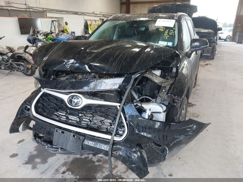 2021 Toyota Highlander Xle VIN: 5TDGZRBH0MS555870 Lot: 43313033