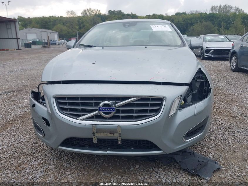 2013 Volvo S60 T5/T5 Platinum/T5 Premier/T5 Premier Plus VIN: YV1612FS3D2187363 Lot: 43313035