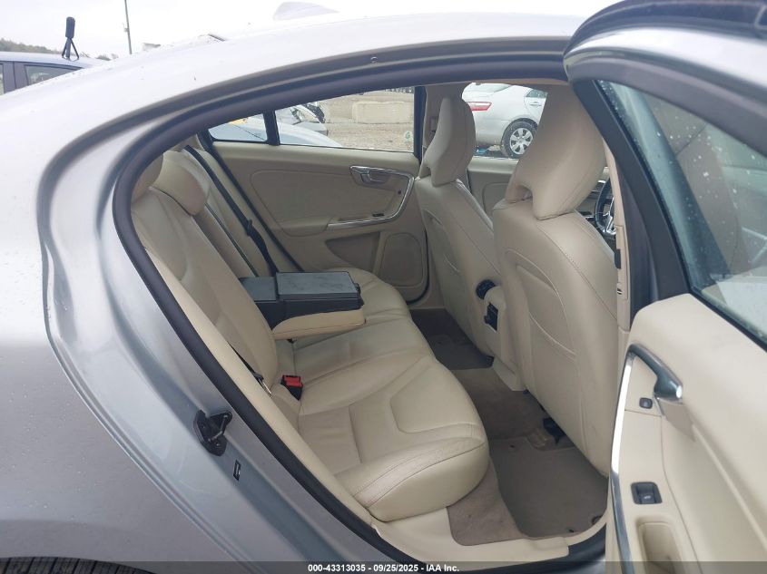 2013 Volvo S60 T5/T5 Platinum/T5 Premier/T5 Premier Plus VIN: YV1612FS3D2187363 Lot: 43313035