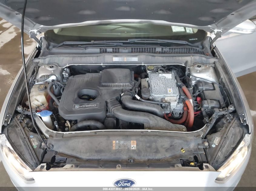 2013 Ford Fusion Hybrid Se VIN: 3FA6P0LUXDR115933 Lot: 43313037