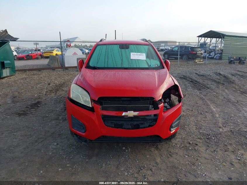 2016 Chevrolet Trax Lt VIN: KL7CJPSB5GB755125 Lot: 43313051