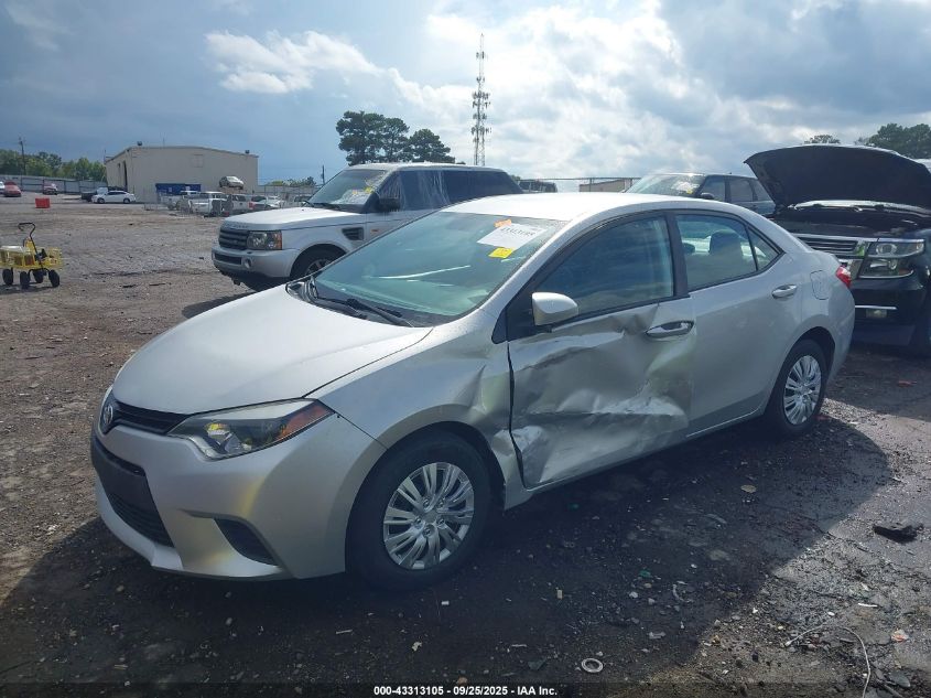 2014 Toyota Corolla L VIN: 5YFBURHE1EP134014 Lot: 43313105