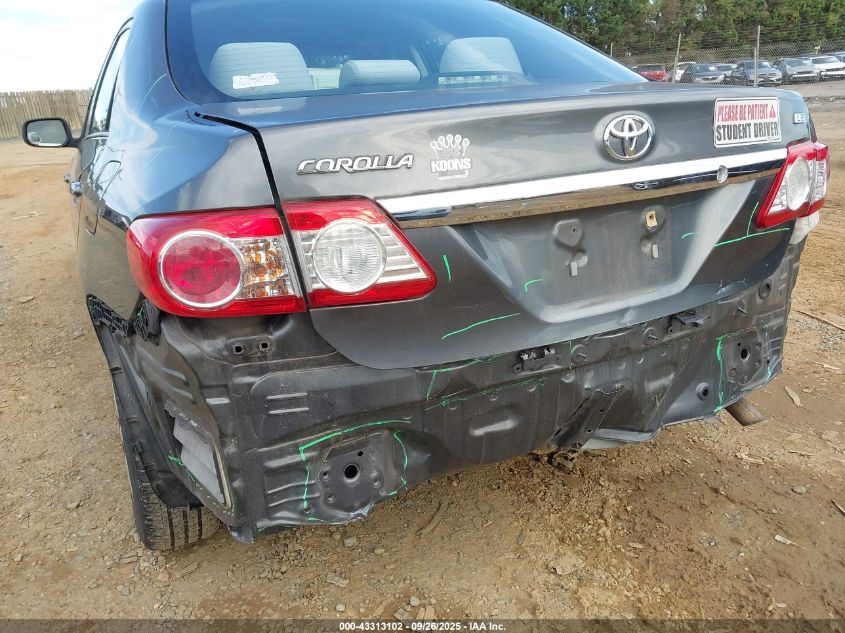 2011 Toyota Corolla Le VIN: 2T1BU4EE6BC728021 Lot: 43313102