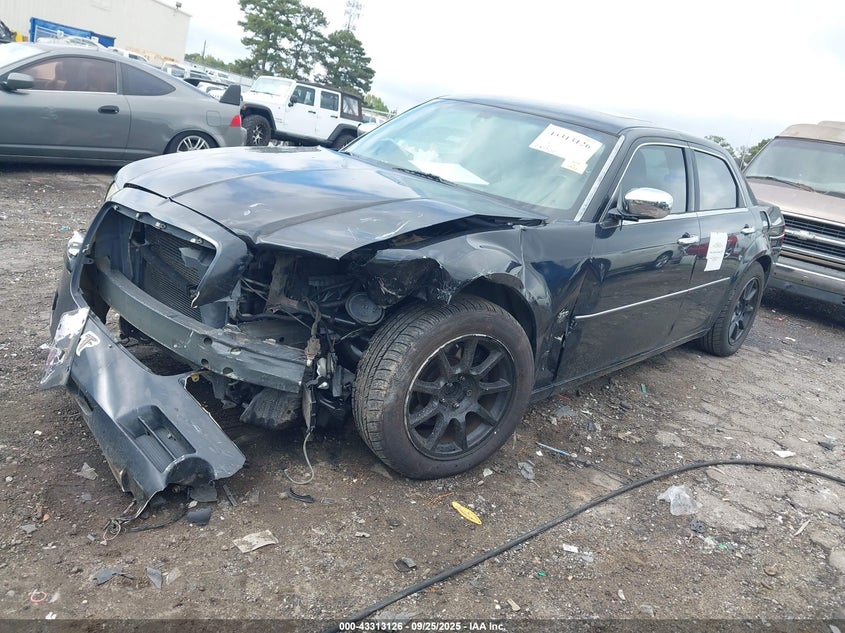 2007 Chrysler 300C black sedan gasoline 2C3KA63H57H833359 photo #3