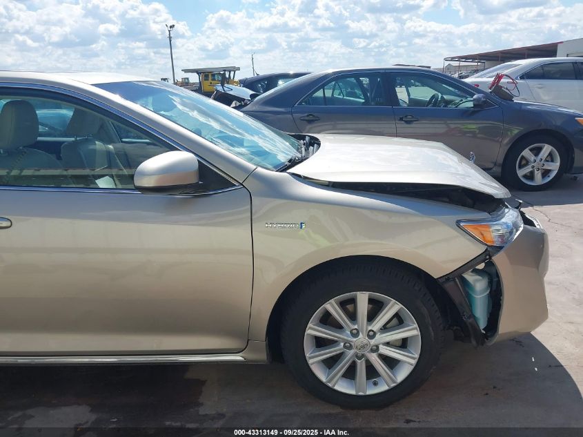 2014 Toyota Camry Hybrid Xle VIN: 4T1BD1FK8EU132916 Lot: 43313149