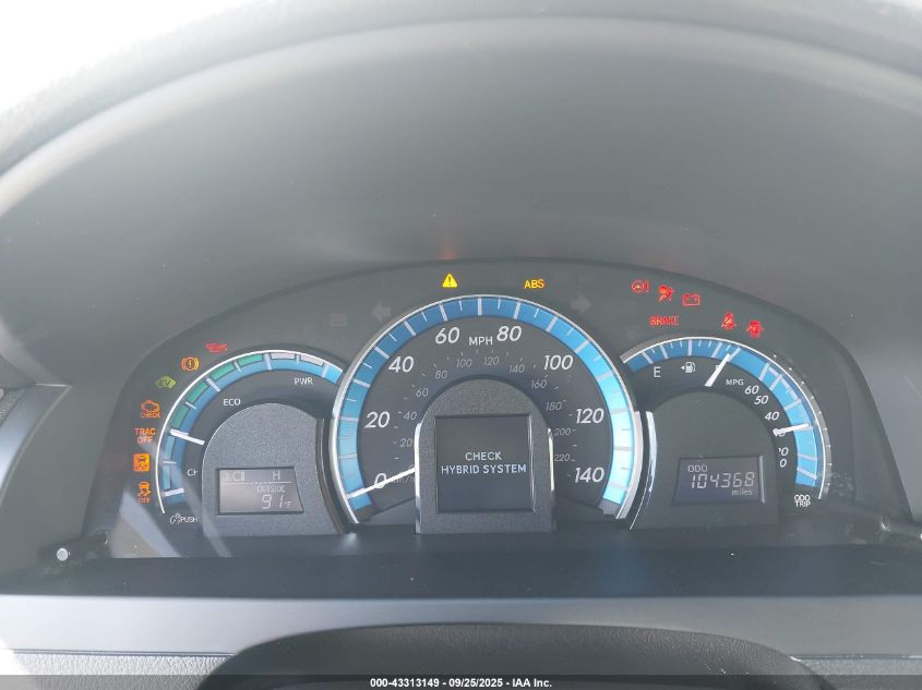 2014 Toyota Camry Hybrid Xle VIN: 4T1BD1FK8EU132916 Lot: 43313149