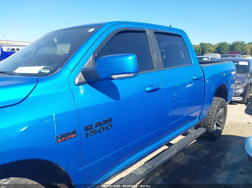 2018 Ram 1500 Sport 4X4 5'7 Box VIN: 1C6RR7MT1JS227706 Lot: 43313165