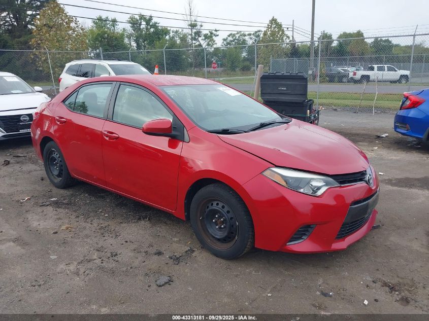 2016 TOYOTA COROLLA LE - 2T1BURHE3GC553937