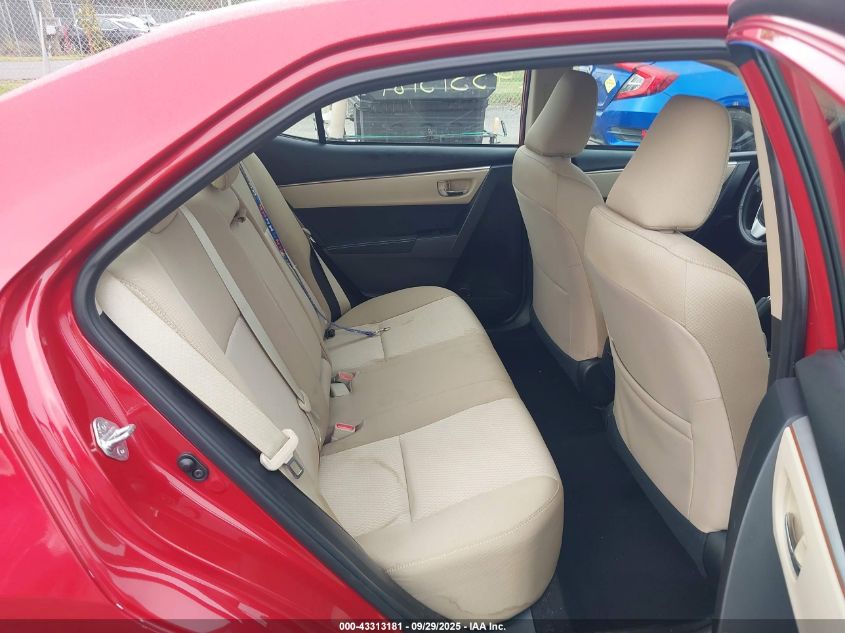 2016 Toyota Corolla Le VIN: 2T1BURHE3GC553937 Lot: 43313181