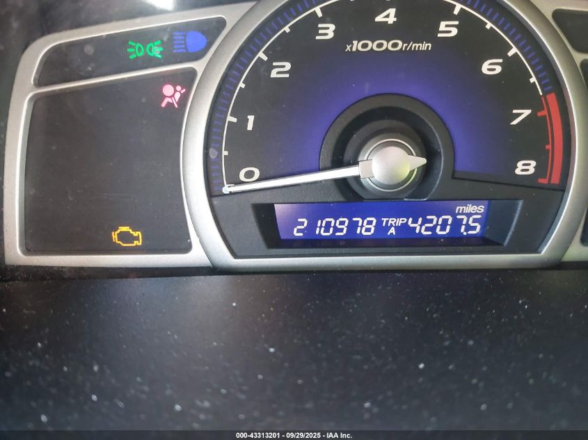 2009 Honda Civic Ex VIN: 2HGFA168X9H533249 Lot: 43313201