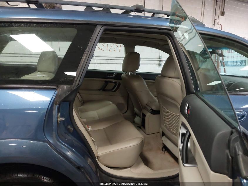 2008 Subaru Outback 2.5I Limited/2.5I Limited L.l. Bean Edition VIN: 4S4BP62C787325239 Lot: 43313276