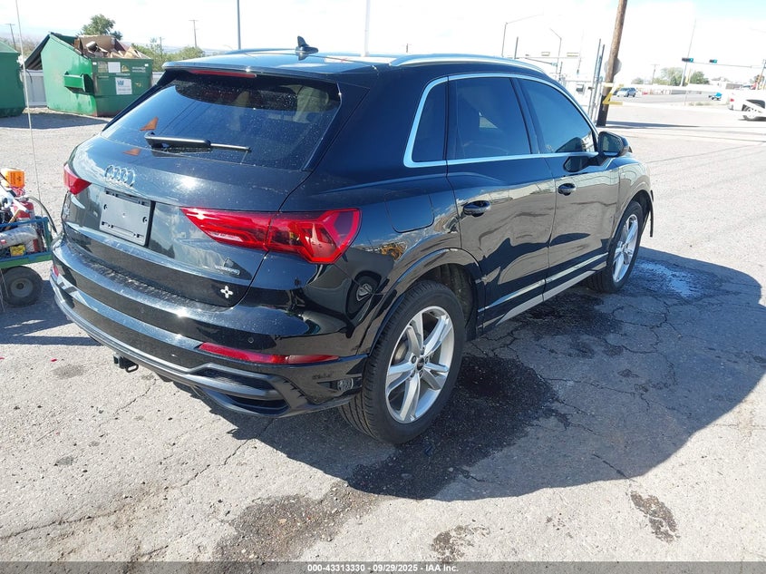 2022 AUDI Q3 PREMIUM 45 TFSI S LINE QUATTRO TIPTRONIC WA1DECF31N1108452