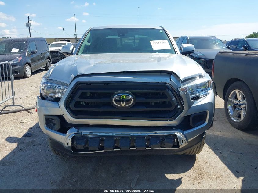 2022 Toyota Tacoma Sr VIN: 3TYAX5GN6NT040607 Lot: 43313356