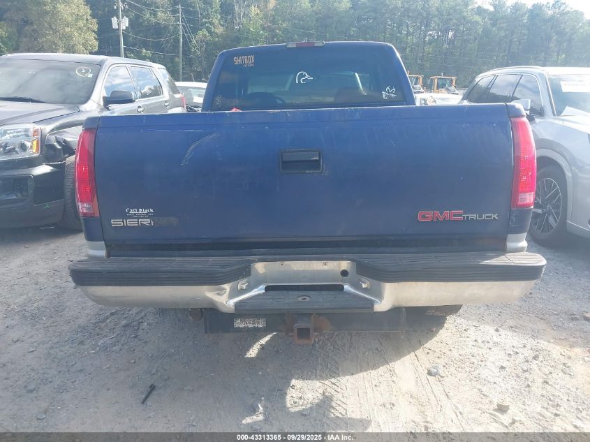 1995 GMC Sierra C1500 VIN: 2GTEC19K2S1553540 Lot: 43313365