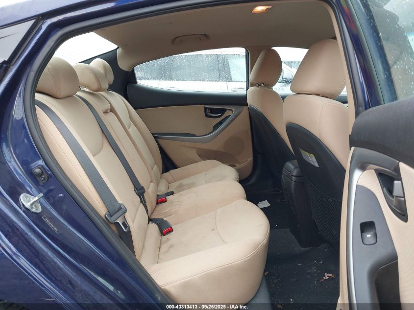 2013 Hyundai Elantra Gls VIN: 5NPDH4AE9DH452954 Lot: 43313413