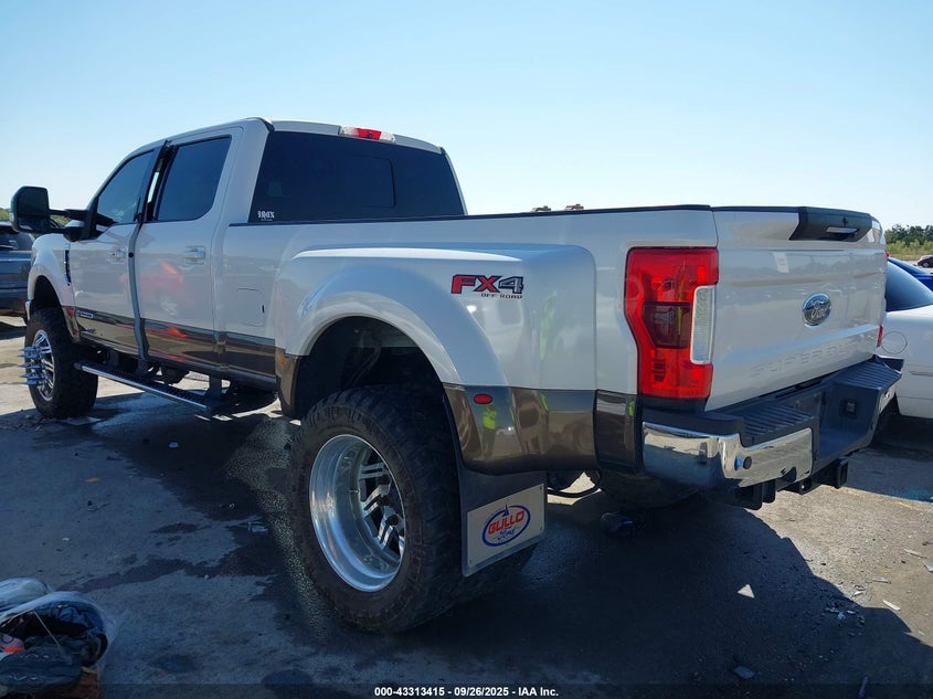 2017 Ford F-350 Lariat white truck diesel 1FT8W3DT5HEF35122 photo #4