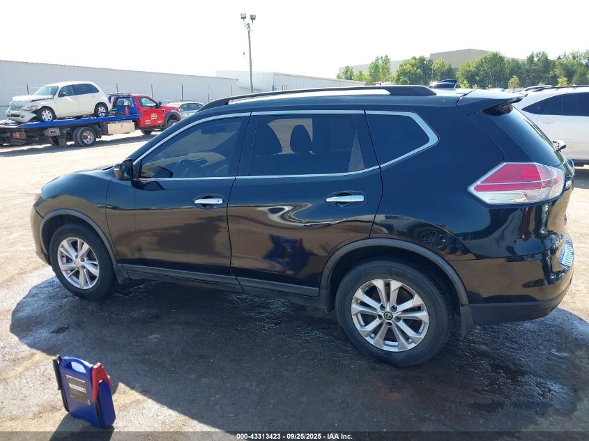 2015 Nissan Rogue Sv VIN: KNMAT2MT9FP502260 Lot: 43313423