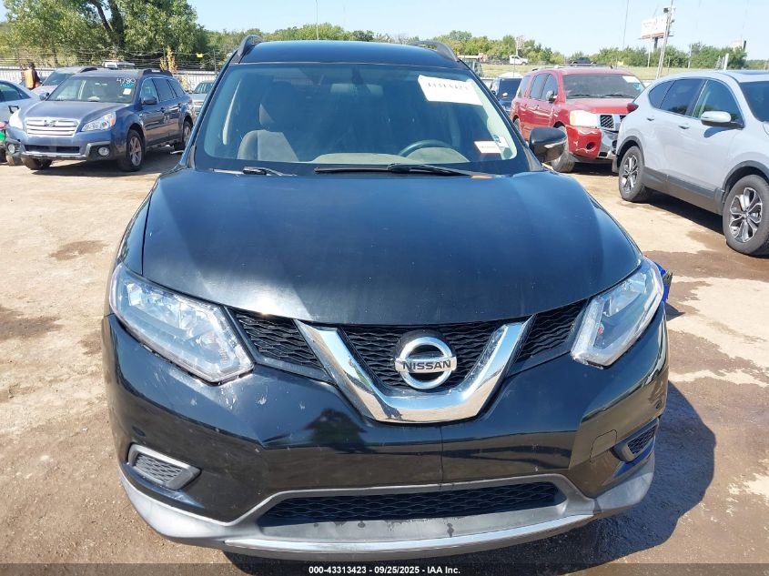 2015 Nissan Rogue Sv VIN: KNMAT2MT9FP502260 Lot: 43313423