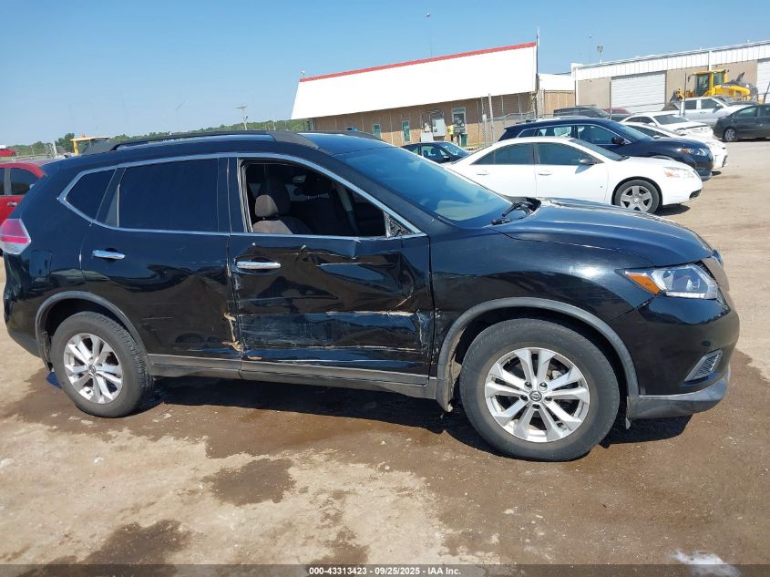 2015 Nissan Rogue Sv VIN: KNMAT2MT9FP502260 Lot: 43313423