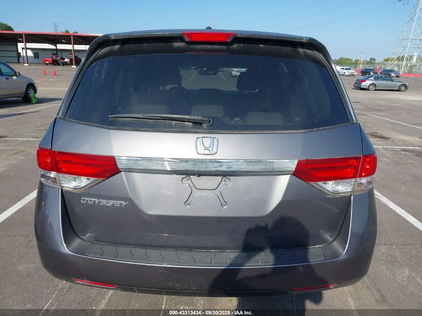 2015 Honda Odyssey Ex-L VIN: 5FNRL5H69FB088447 Lot: 43313434