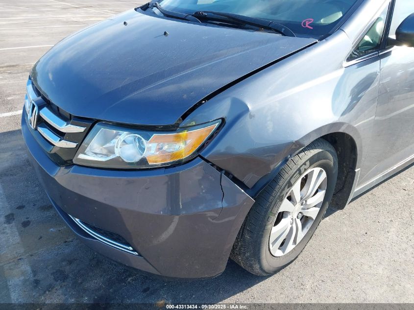 2015 Honda Odyssey Ex-L VIN: 5FNRL5H69FB088447 Lot: 43313434