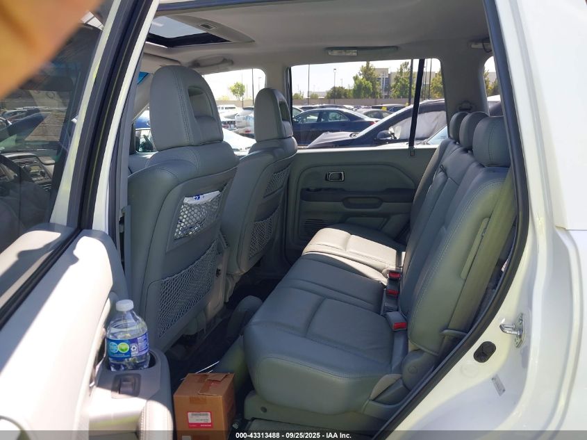 2005 Honda Pilot Ex-L VIN: 5FNYF185X5B040733 Lot: 43313488