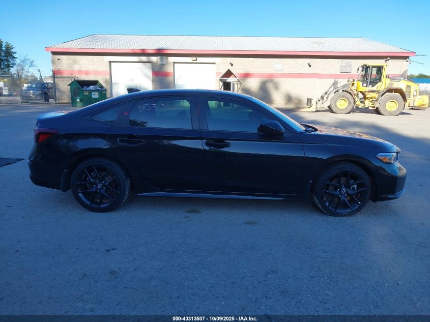 2025 Honda Civic Hybrid Sport/Sport Touring VIN: 2HGFE4F8XSH339994 Lot: 43313507