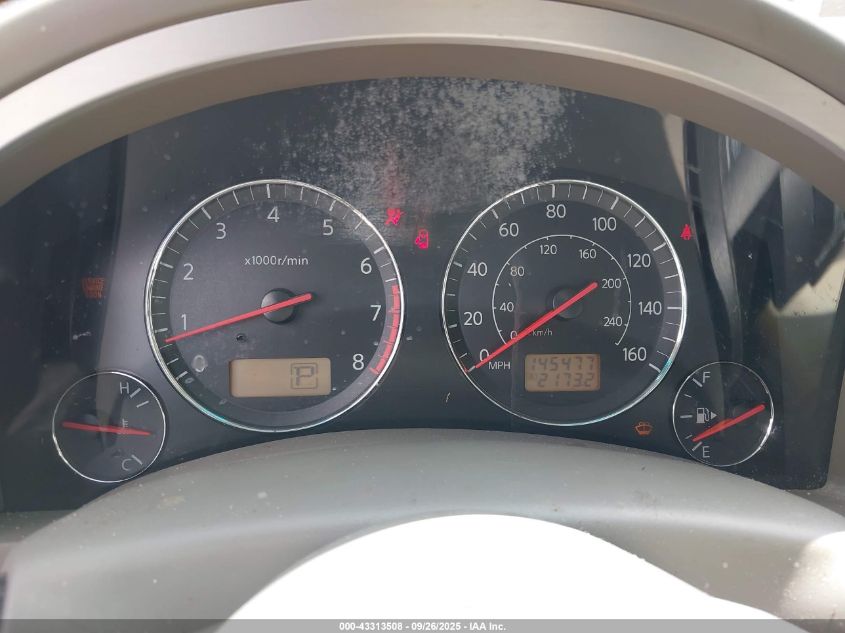 2005 Infiniti Fx35 VIN: JNRAS08W85X209945 Lot: 43313508