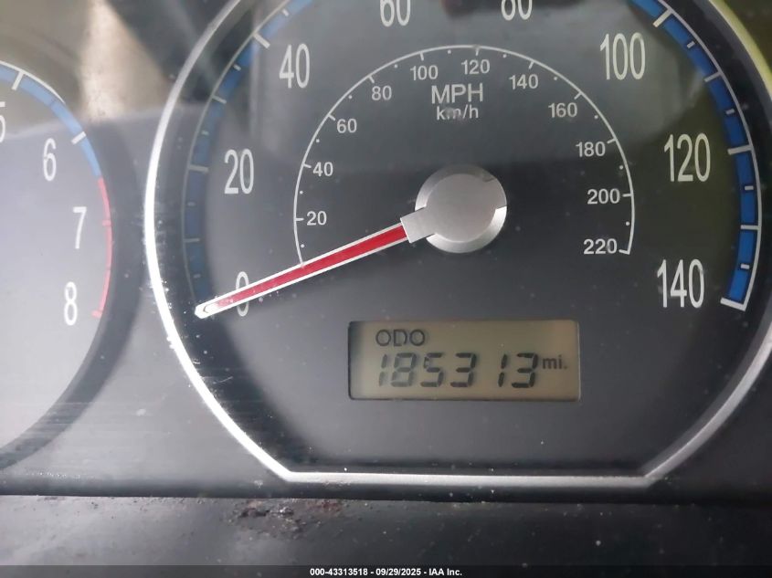 2007 Hyundai Santa Fe Gls VIN: 5NMSG13D37H080638 Lot: 43313518