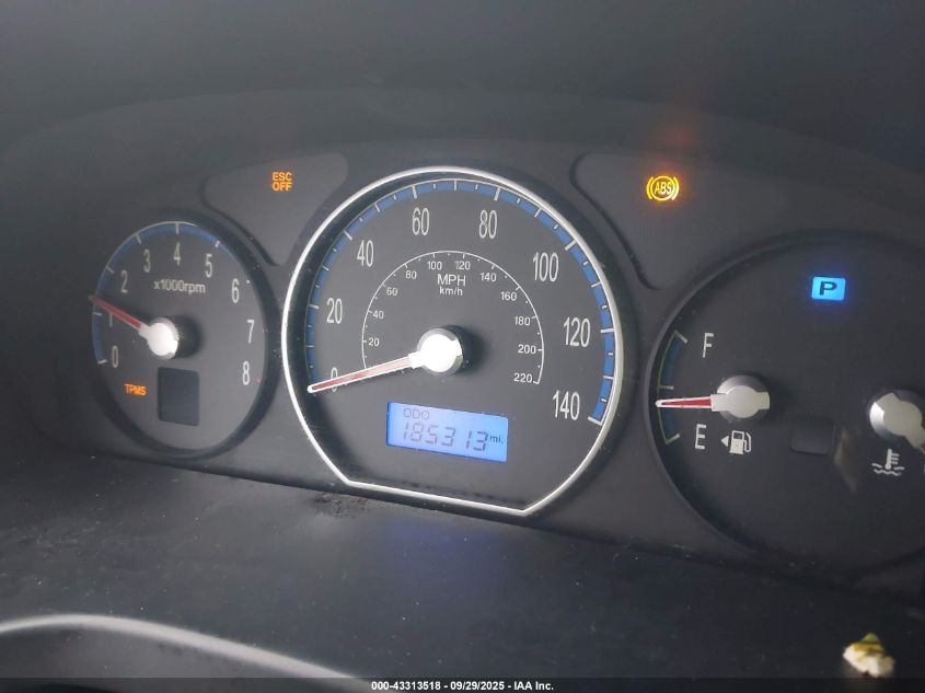 2007 Hyundai Santa Fe Gls VIN: 5NMSG13D37H080638 Lot: 43313518