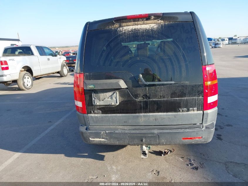 2005 Land Rover Lr3 Se VIN: SALAA25455A309336 Lot: 43313524