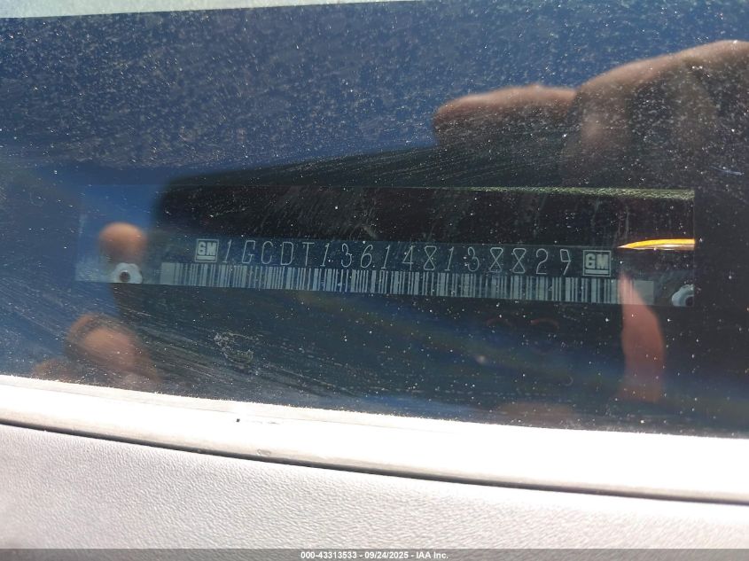 2004 Chevrolet Colorado Ls VIN: 1GCDT136148138829 Lot: 43313533