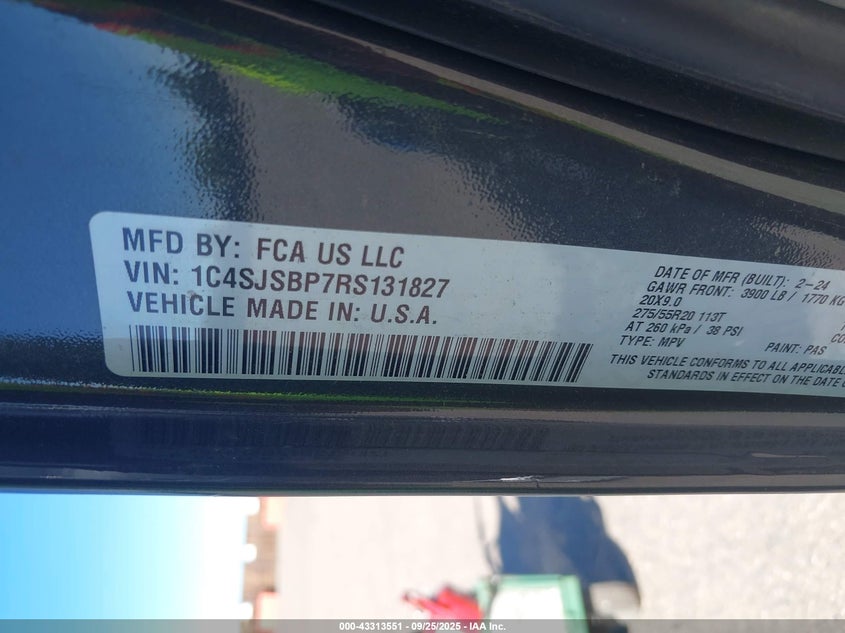 2024 JEEP WAGONEER L SERIES II 4X4 - 1C4SJSBP7RS131827