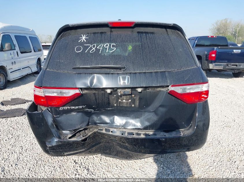 2013 Honda Odyssey Ex-L VIN: 5FNRL5H67DB078495 Lot: 43313569