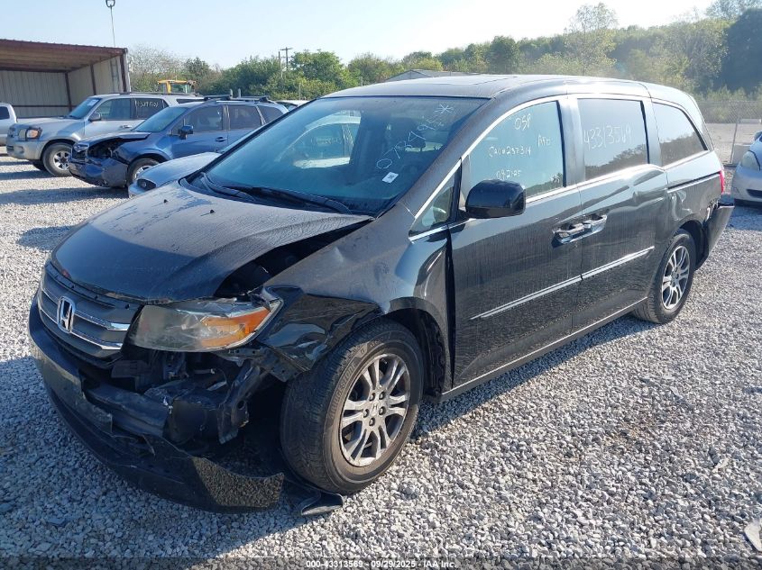 2013 Honda Odyssey Ex-L VIN: 5FNRL5H67DB078495 Lot: 43313569