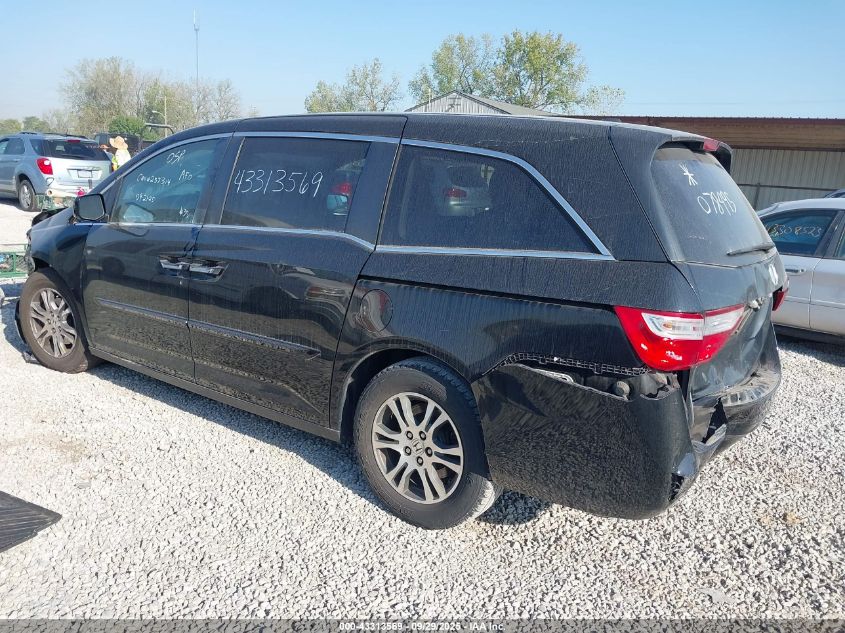 2013 Honda Odyssey Ex-L VIN: 5FNRL5H67DB078495 Lot: 43313569