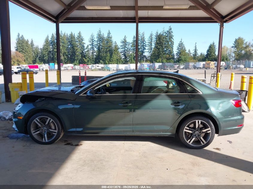 2017 Audi A4 2.0T Premium VIN: WAUENAF49HN023148 Lot: 43313576