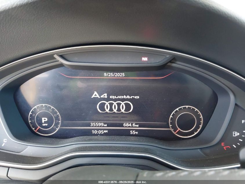 2017 Audi A4 2.0T Premium VIN: WAUENAF49HN023148 Lot: 43313576