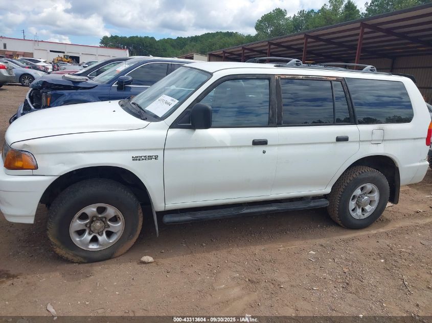 1998 Mitsubishi Montero Sport Ls VIN: JA4LS31P0WP008324 Lot: 43313604