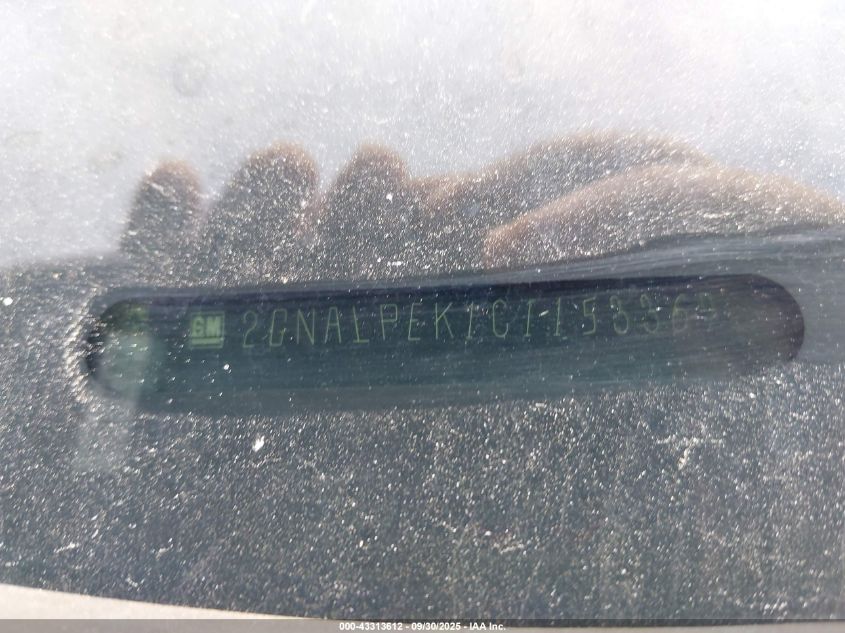 2012 Chevrolet Equinox 2Lt VIN: 2GNALPEK1C1153369 Lot: 43313612