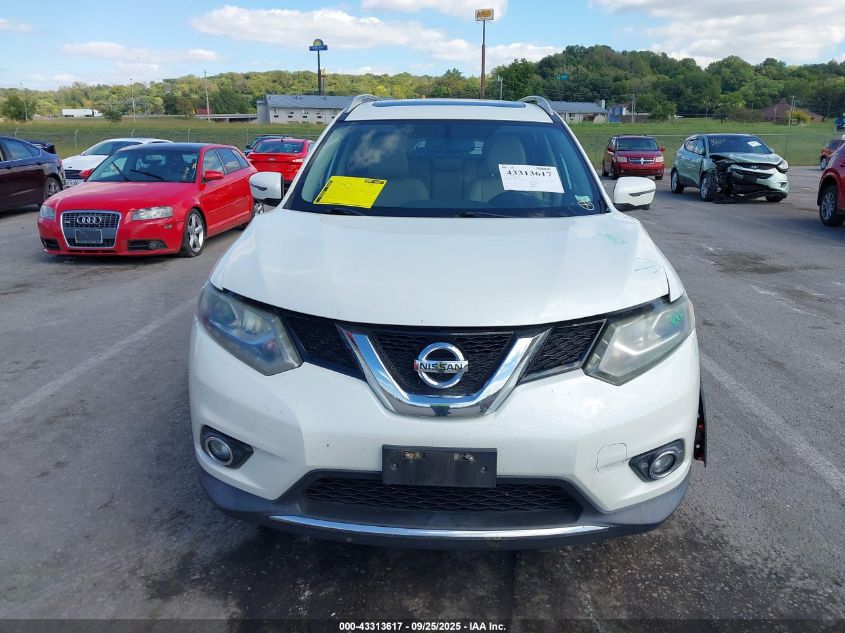 2016 Nissan Rogue Sl VIN: 5N1AT2MV8GC790200 Lot: 43313617