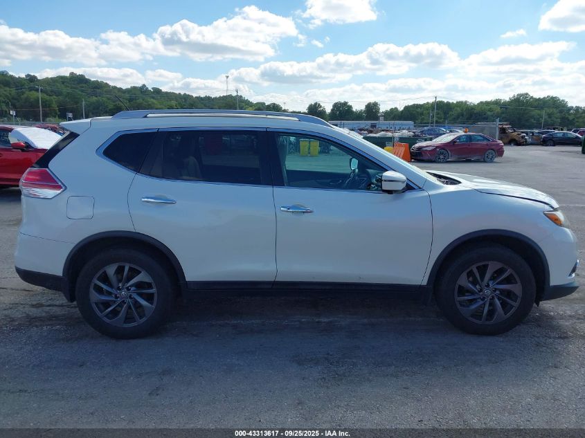 2016 Nissan Rogue Sl VIN: 5N1AT2MV8GC790200 Lot: 43313617
