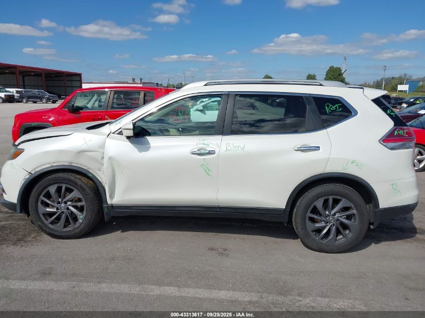 2016 Nissan Rogue Sl VIN: 5N1AT2MV8GC790200 Lot: 43313617